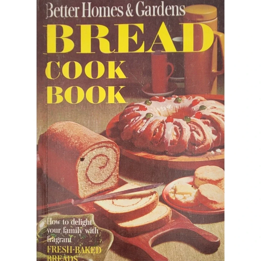 Vintage 1963 Better‎ Homes & Gardens BREAD COOKBOOK Hardcover